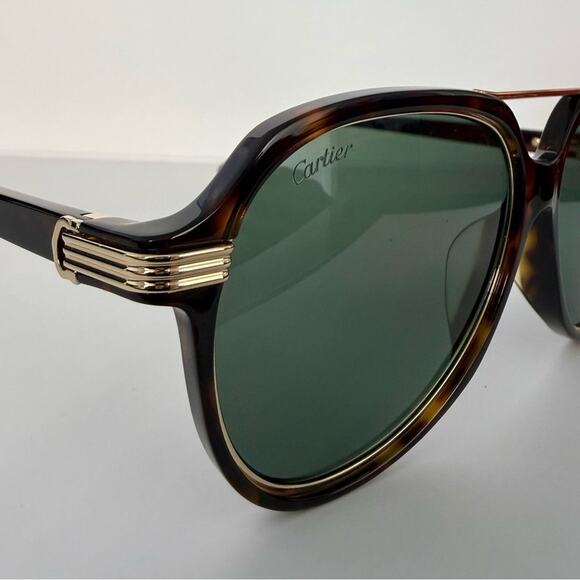 NWT!!! Cartier men sunglasses CT0159SA 002 Authentic Retail 1050$ - Picture 4 of 7